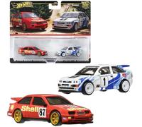 Hot Wheels HRR73 Voiture pour Ford Escort RS Cosworth 93 et 87 Ford Sierra Cosworth HRR73 à partir de 3 ans