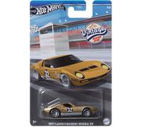 Hot Wheels HRT81-HRV03 Lamborghini Miura SV or 1971 Vintage Racing Club 4/6 échelle environ 1:64