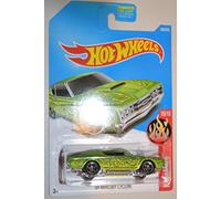 Hot Wheels HW Flames 10/10 Series Green '69 Mercury Cycle 100/250