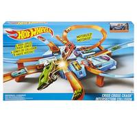 Hot Wheels Intersection Collision, Coffret de Jeu pour Petites Voitures avec Circuits et Pistes, Jouet pour Enfant, DTN42