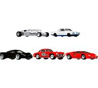 Hot Wheels – Coffret Jay Leno s Garage – 5 voitures 1:64 premium, métal/métal & RealRiders