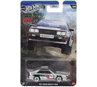 Hot Wheels Silver Series Rally Racers '87 Audi Quattro [Argent] Véhicule jouet moulé sous pression à l'échelle 1/5, 1:64