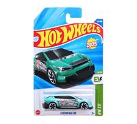 Hot Wheels Kia EV6 Custom HYX63 HW EV 8/10 Carte courte Turquoise métallisé Licence Mattel 2025 1:64