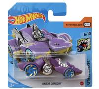 Hot Wheels Knight Draggin, Street Beasts 6/10 Carte courte Violet
