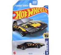 Hot Wheels Knight Rider K.I.T.T., HW Screen Time 5/10 [Noir avec Flammes Jaunes] 83/250