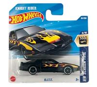 Hot Wheels Knight Rider K.I.T.T. Pontiac Firebird Trans Am Noir avec vernis à flamme HYX27 2025