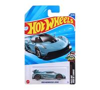Hot Wheels Koenigsegg Jesko 2020 (JBB59) - Race Day 5/10, Turquoise-Métallique, Echelle 1/64, Licence Modèle Koenigsegg Automotive AB