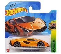 Hot Wheels Lamborghini Sián FKP 37 - HW Exotics 1/10 - HKH93 - Carte courte - Orange - Mattel 2023