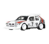 Hot Wheels Lancia Delta S4 Voiture de collection, voiture miniature haut de gamme à l'échelle 1:64 en métal moulé sous pression avec pneus Real Riders et carrosserie et châssis métalliques, JKF01