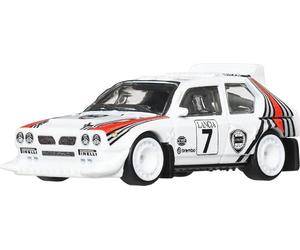 Hot Wheels Lancia Delta S4 Voiture de Collection, Voiture Miniature Haut de Gamme à l'échelle 1:64 en métal moulé sous Pression avec pneus Real Riders et carrosserie et châssis métalliques, JKF01