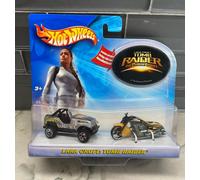 Hot Wheels Lara Croft: Tomb Raider The Socle De Vie Jeep & Scorchin' Scooter