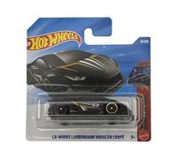 Hot Wheels - LB-Works Lamborghini Huracán Coupé - JJJ53 - Nightspeed 8/10 - Carte courte - Noir - Modèle de licence officielle - Supercar - Mattel 2026 (91/250) - 1:64