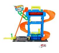 Hot Wheels - Let’s Race Netflix - City Le Tunnel de Lavage - Color Shifters - Jouet pour Enfant