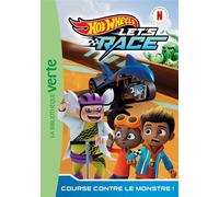 Hot Wheels Let's Race 05 - Course contre le monstre ! - Mattel - Bb Rose Verte - Poche - Roman cadet