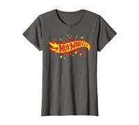Hot Wheels - Logo Shattered T-Shirt, Femme, Asphalte, XS