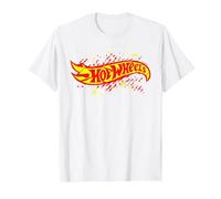 Hot Wheels - Logo Shattered T-Shirt, Homme, Blanc, M