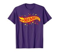 Hot Wheels - Logo Shattered T-Shirt, Homme, Violet, L
