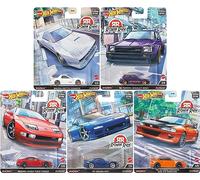 Hot Wheels Lot de 5 figurines de voiture de qualité supérieure Ronin Run à l'échelle 1:64 en métal moulé sous pression