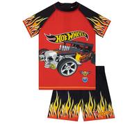 Hot Wheels Maillot De Bain Garcon, Shorts Et Haut Piscine, Maillot De Bain Piscine, Rouge 8-9 Ans