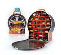 Hot Wheels Mallette de rangement pour voiture - Mallette de transport pour voitures à stockage accru avec poignée de transport facile à saisir jusqu'à 29 véhicules, organisateur de jouets de voiture -