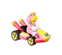 Voiture Hot Wheels Mario Kart - Cat Peach Princesse - Character Cars 1:64