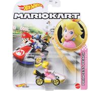 Hot Wheels Mario Kart Mini-Véhicule Peach à l'échelle 1: 64, Inspiré par Les Personnages et Voitures du Jeu, Jouet pour Enfant, GBG28