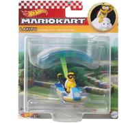 Hot Wheels Mario Kart Lakitu with Standard Kart and Parafoil Glider