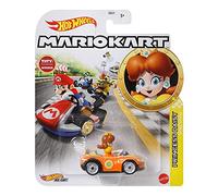 Hot Wheels Mario Kart - GBG25 - Véhicule en métal 1/64 - Princess Daisy Wild Wing G