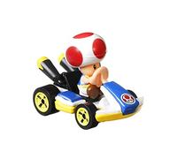 DieCast - GJH63 - Maquette Toad Standard Kart Funghetto de Super Mario Kart Die Cast - Multicolore - 1/64 5 cm