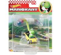 Hot Wheels MARIO KART YOSHI COUPE Glider Parachute DieCast 1:64 GVD32