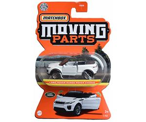 Hot Wheels Matchbox Land Rover Range Rover Evoque, Moving Parts 1/50 [White] - Range Rover Evoque