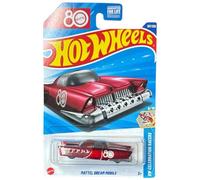 Hot Wheels Mattel Dream Mobile 167/250, rouge échelle 1:64, jouet en métal moulé sous pression, 80e anniversaire HW Celebration Racers 6/10