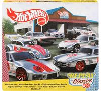Hot Wheels Pack 7 véhicules Mattel – 80 ans – Multicolore