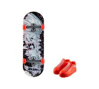 Hot Wheels Mattel - Mini Skateboard avec Chaussures - Modèles Assortis - Multicolore (HNG40)