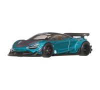 Hot Wheels McLaren 720S LB-Works Voiture Premium Car Culture à collectionner, modèle en métal à l’échelle 1/64, véhicule Silhouettes avec pneus Real Riders, JBK47