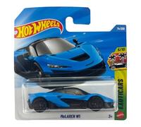 Hot Wheels McLaren W1 Exoticars 5/10, 74/250, échelle 1:64 Bleu