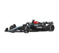 Hot Wheels MERCEDES AMG F1 TEAM 2024 Formula 1 Véhicule Miniature Auto - GEORGE RUSSELL 63 - Die Cast Échelle 1:64 - longueur 8cm - JBM18