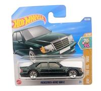 Hot Wheels Mercedes Benz 500 E, Factory Fresh 8/10, GTB73, carte courte, gris argenté métallisé, Mattel 2021
