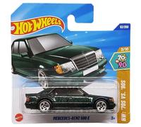 Hot Wheels Mercedes-Benz 500 E - HW : '70s vs. '90s 1/10 - HYX02 - Carte courte - Vert foncé métallisé - Mattel 2025-1:64