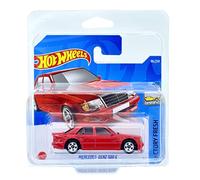 Hot Wheels Mercedes-Benz 500 E (rouge) 2/10 Factory Fresh 2022 - 86/250 (carte courte) *** Livré dans un étui de protection KLAS CAR KEEPER *** HCT95