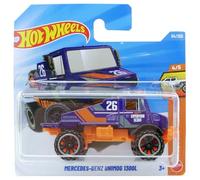 Hot Wheels Mercedes-Benz Unimog 1300L - JJJ32 - Truckin' Along 4/5 - Carte courte - Violet - Expedition Scout - Modèle de licence officielle - Mattel 2026 (64/250) - 1:64