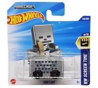 Hot Wheels Minecart - HW Screen Time 8/10 - HYY82 - Carte courte - Minecraft - Mattel 2025-1:64