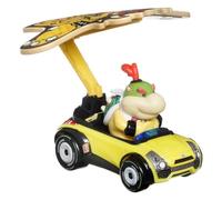 Hot Wheels Miniature Voiture Mario Kart Glider Bowser Jr. Sports Coupe Glider Super Mario - Echelle 1:64 Longueur 5cm