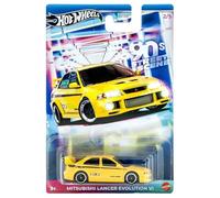 Hot Wheels Mitsubishi Lancer Evolution VI JCB58 Voiture de rue des années 90