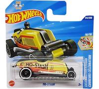 Hot Wheels - Mo-Stash - Celebration Racers 10/10 - JBB46 - Carte courte - Jaune - Rennroadster - Mattel 2025 - 1:64