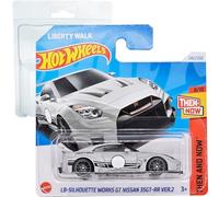 Hot Wheels LB-Silhouette Works GT Nissan 35GT-RR Ver.2 Liberty Walk Then and Now 8/10 (242/250) HTC72 Gris 2024 + Protecteur court Card Frikimonkey