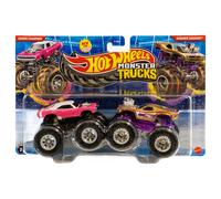 Hot Wheels Véhicules Monster Truck Duos De Démolition (Modèle aléatoire), FYJ64
