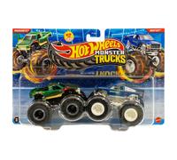 Hot Wheels Monster Camions Démolition Doubles Snakebite Vs Bigfoot Enfants Neuf