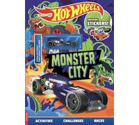 Hot Wheels™: Monster City Sticker Activity Book (Toy Car Included)
