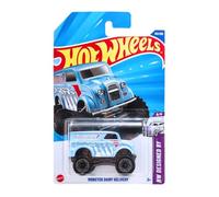 Hot Wheels Monster Dairy Delivery HYX93 HW Designed by 5/5 Short Card Bleu Van Mattel 2025 1:64
